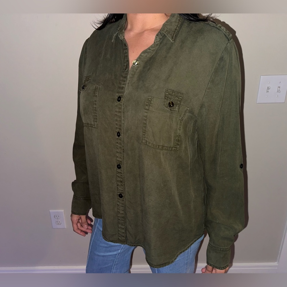 On the Road Green Shirt